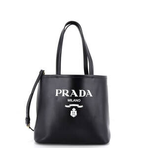 Prada Logo Convertible Open Tote #238954P13B